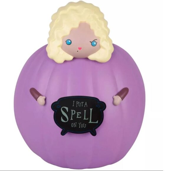 Disney Sarah Hocus Pocus Halloween Pumpkin Push In Cake Top Decoration - Picture 1 of 2